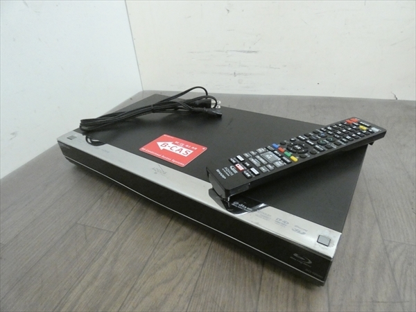 500GB シャープ AQUOS BDレコーダー☆BD-W550☆リモコン付 3 500GB☆14年☆シャープ/SHARP/AQUOS☆HDD/BDレコーダー☆BD-W550
