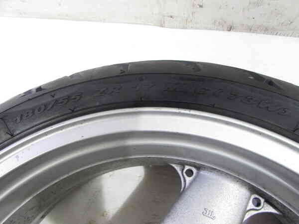 Mai様 ZZ-R1200 ZXT20C バリ溝タイヤ付 純正 リアホイール 曲りなし 検