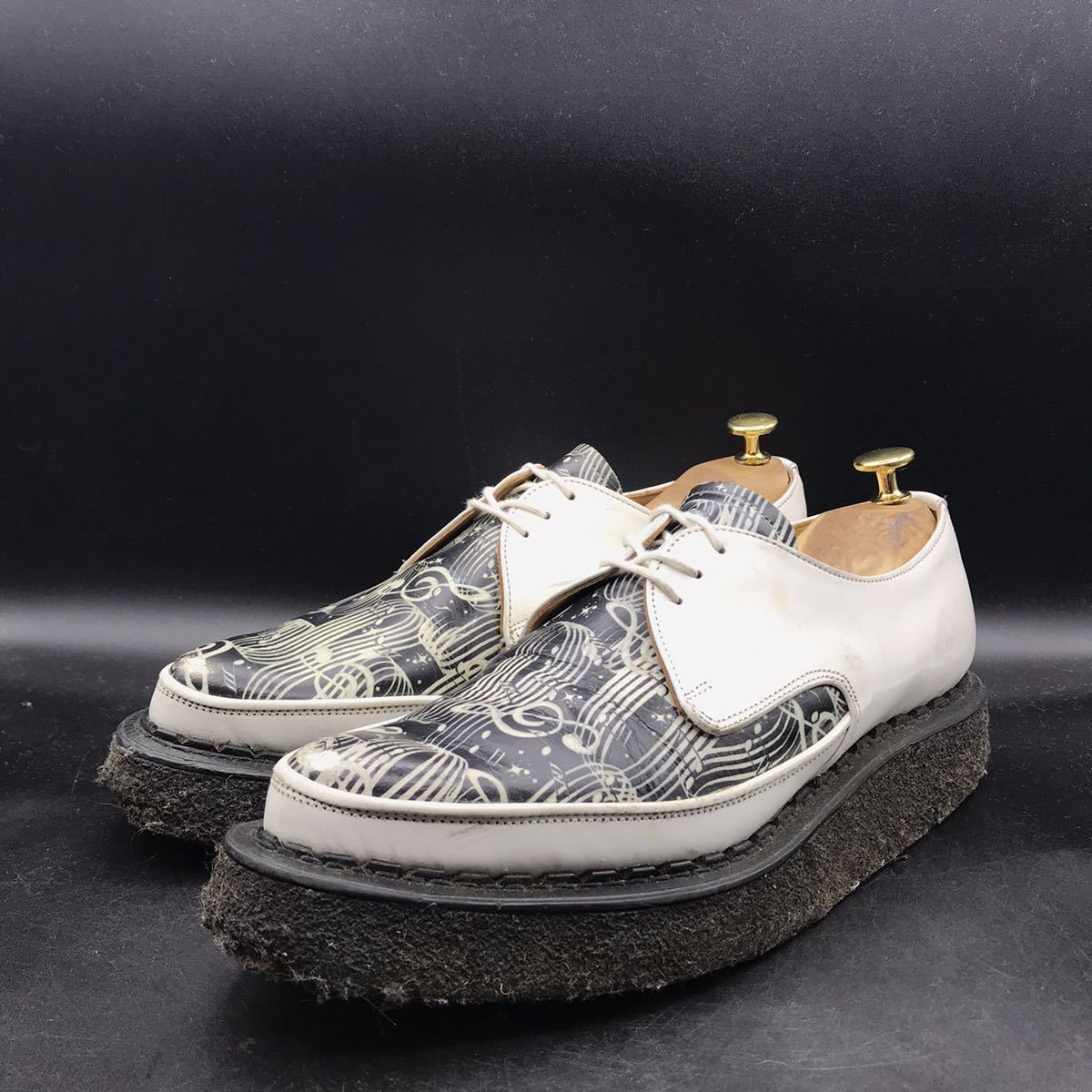 CC88 希少 GEORGE COX ジョージコックス ラバーソール シューズ メンズ