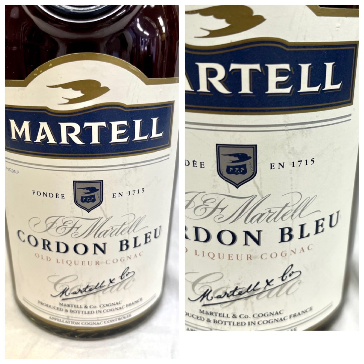 ☆送料無料☆ MARTELL マーテル コルドンブルー 1000ml 古酒 (未開封