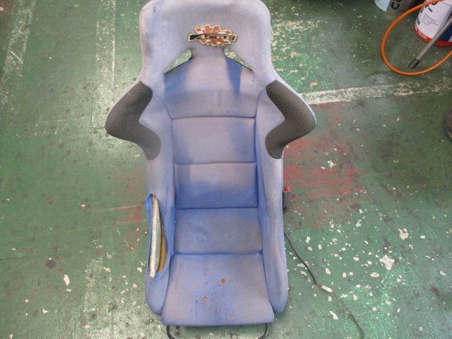 326496★JB1/ライフ【ACRE/社外】ドライバーシート★フルバケットシート フルバケ★シートレール★右 運転席側★青 ブルー★