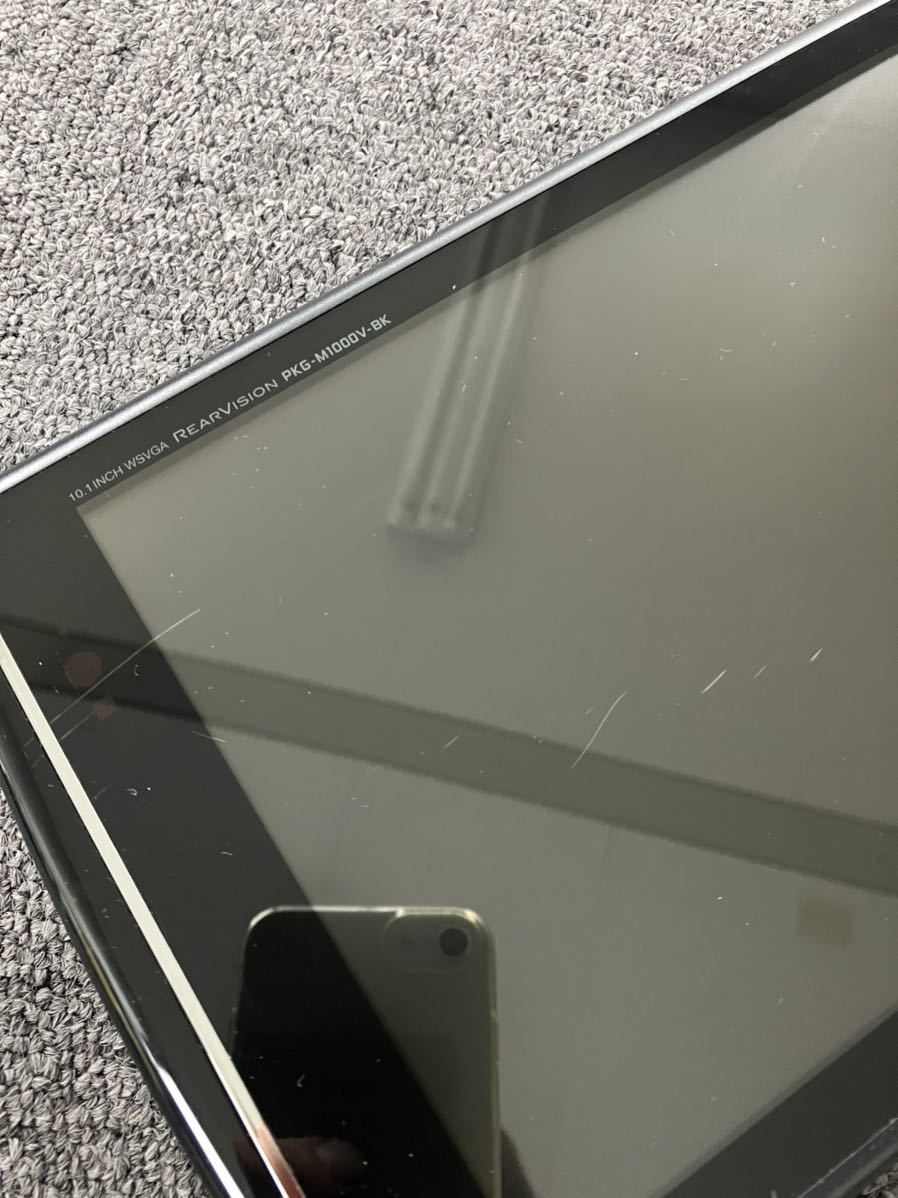 ALPINE リアモニター PKG-M1000V-BK 10.1インチ 1円スタート！ ALPINE