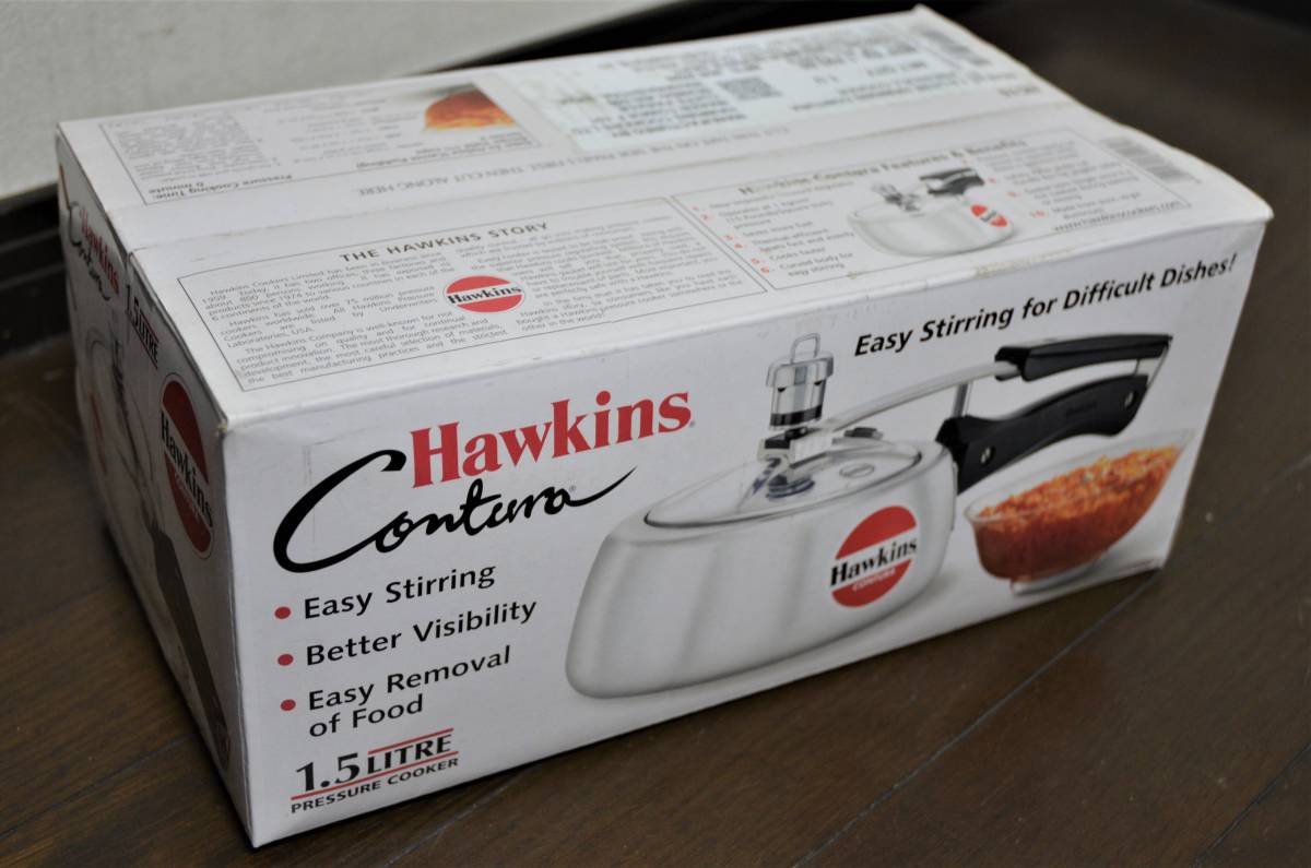 新品未使用　インド購入　Hawkins 圧力鍋 セット Hawkins社インド圧力鍋 1.5L 通販 Z122233236 調理器具ブランド 品