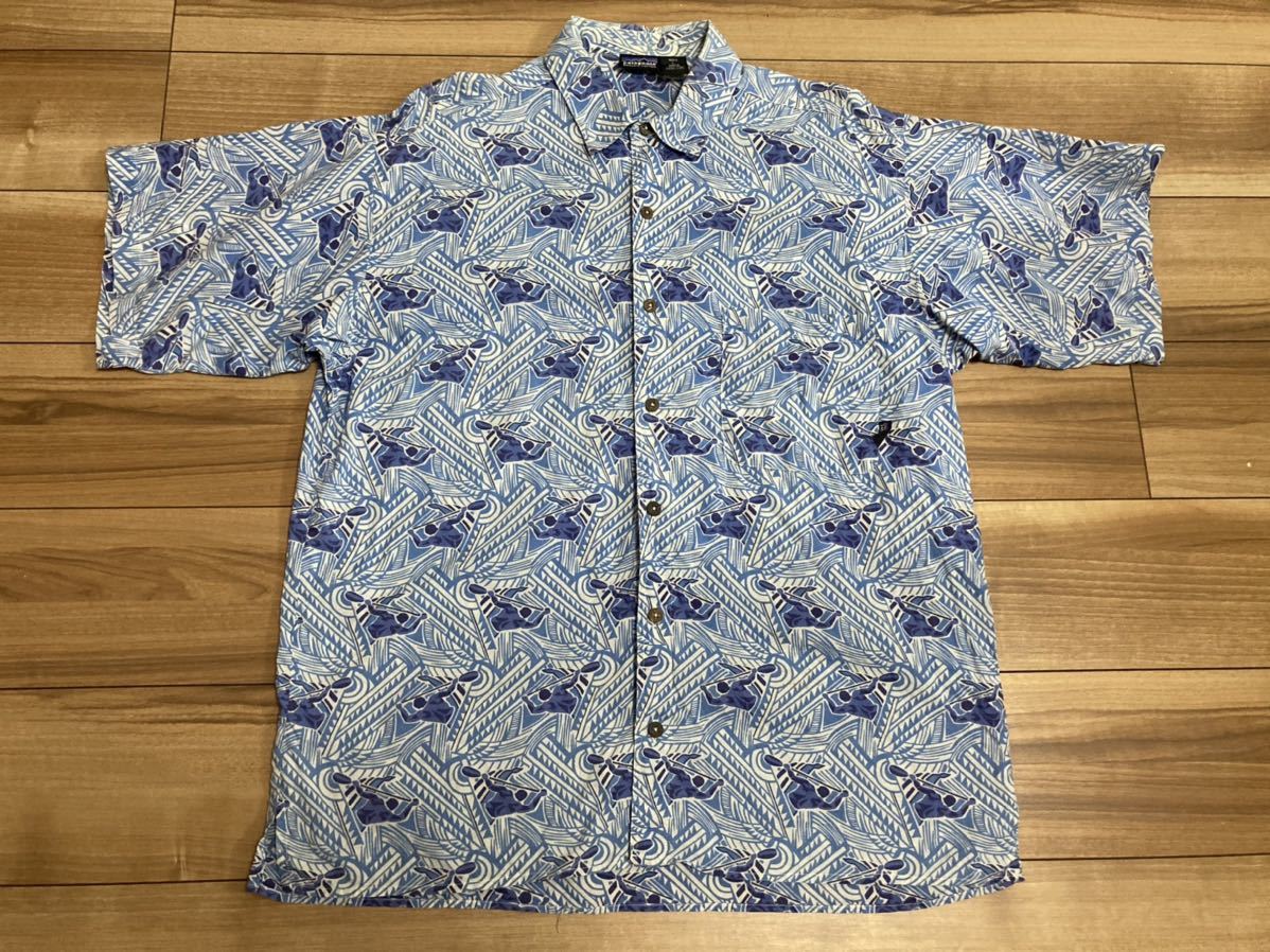 patagonia パタゴニア アロハシャツ 半袖シャツ 柄シャツ パドル 