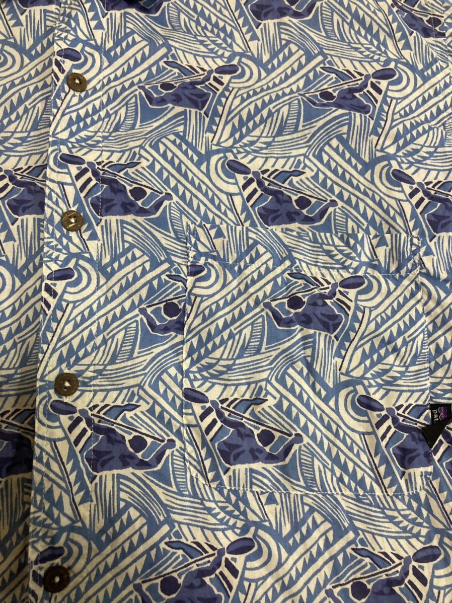 patagonia パタゴニア アロハシャツ 半袖シャツ 柄シャツ パドル  