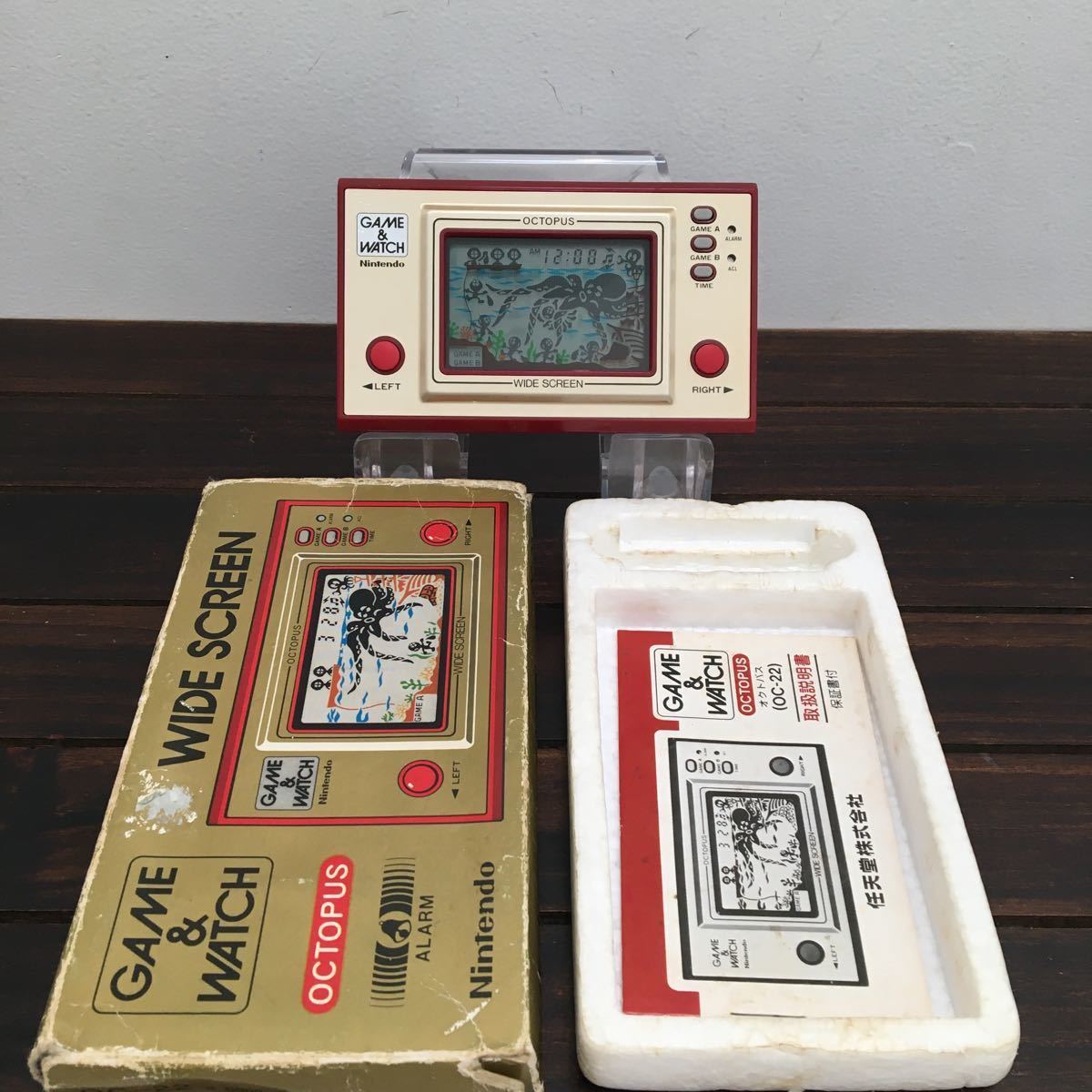 ゲームウォッチ オクトパス ※超美品 任天堂 GAME&WATCH OCTOPUS
