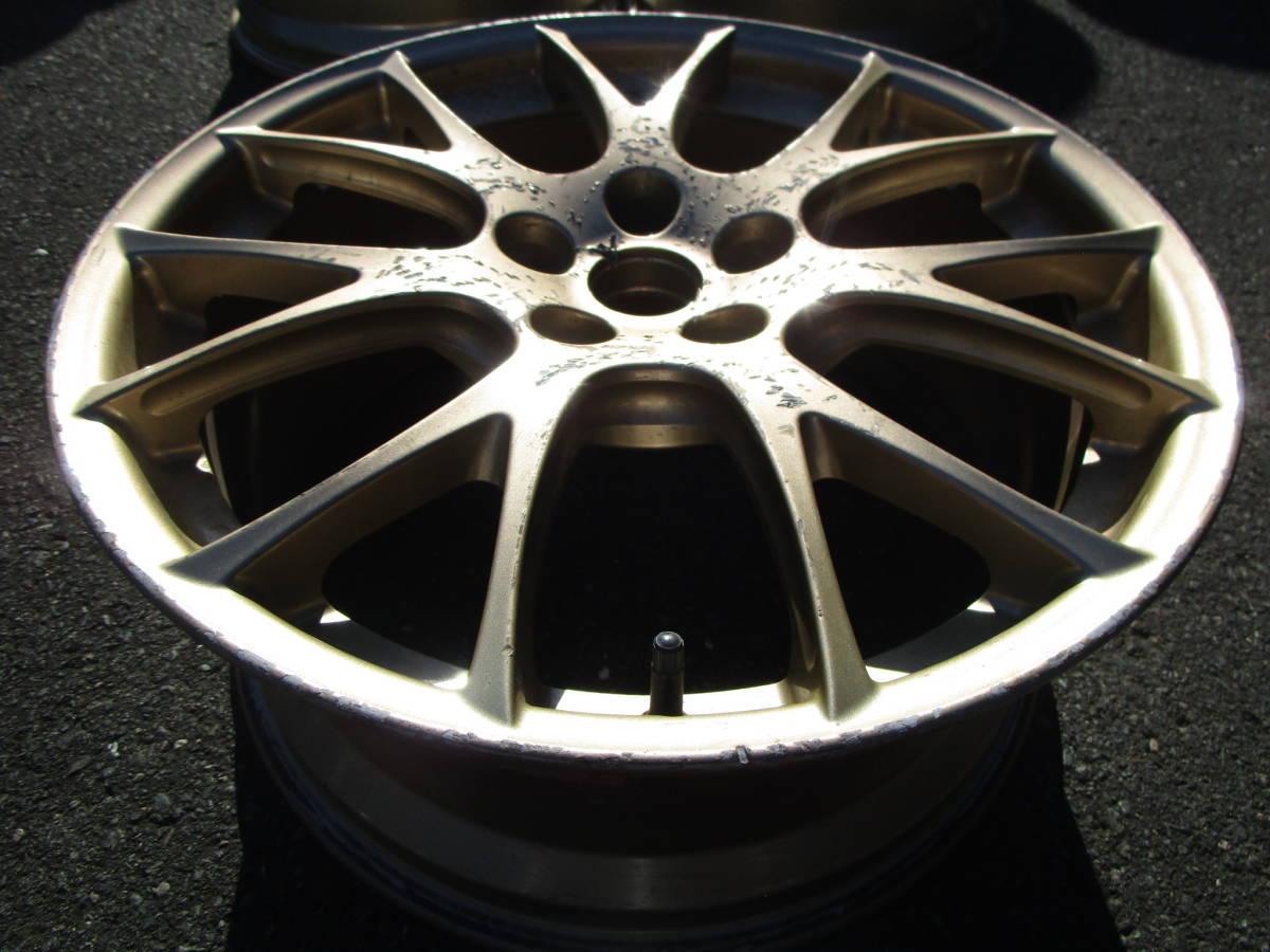 a9817】鍛造 BBS製 スバル WRX STI 純正 19インチ 8.5J ＋55 PCD114.3 