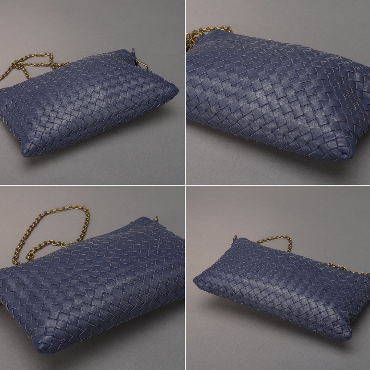 1円 美品 ボッテガヴェネタ 2WAY チェーンショルダーバッグ クラッチ 