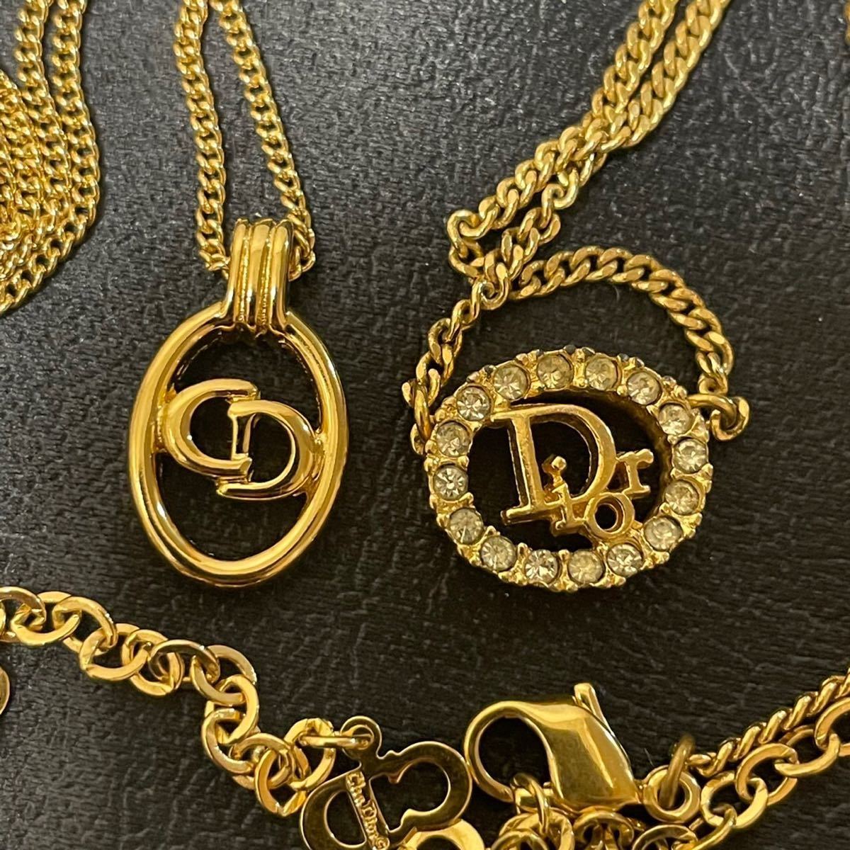 クリスチャンディオール Christian Dior ヴィンテージ ゴールドカラー 
