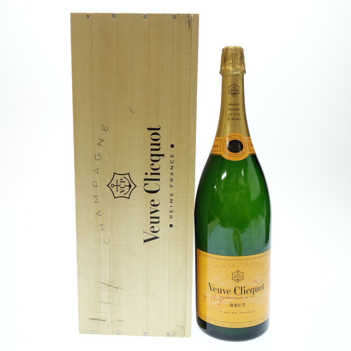 未開栓☆ヴーヴ クリコ イエロー 3000ml Veuve Clicquot 木箱付き【H
