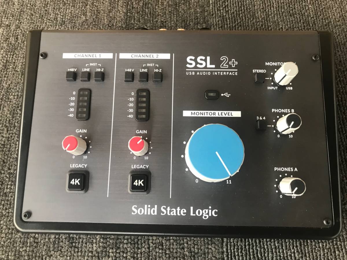 Solid Logic State Audio Interface MKII SSL SSL2+ USB-C 2+ 0 2x4 USB +