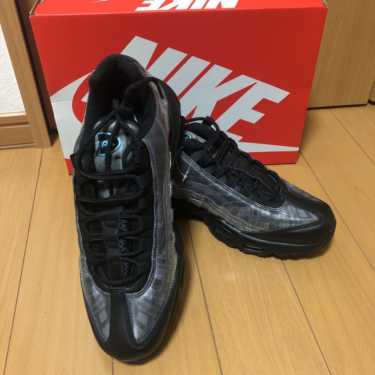 0 NIKE Max AIR MAX ナイキ 公式通販 エアマックス 黒青 QS エアマックス95の通販はau 27cm（US9）ナイキ Air UME☆US9 ☆新品未使用品☆梅 シューズナイキ公式通販