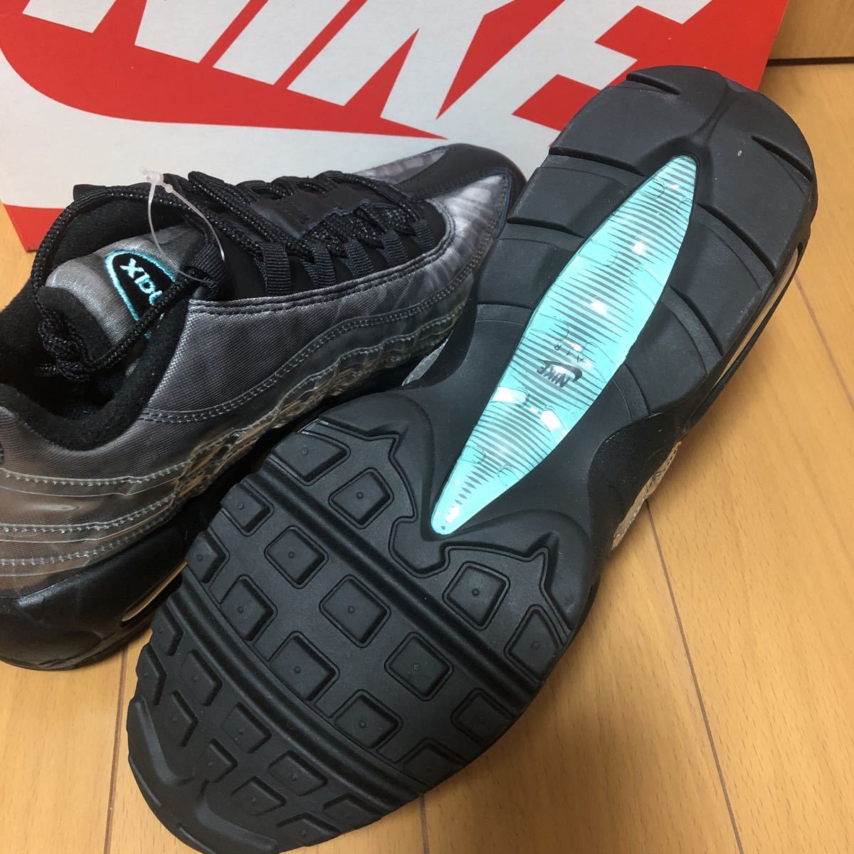 0 NIKE Max AIR MAX ナイキ 公式通販 エアマックス 黒青 QS エアマックス95の通販はau 27cm（US9）ナイキ Air UME☆US9 ☆新品未使用品☆梅 シューズナイキ公式通販