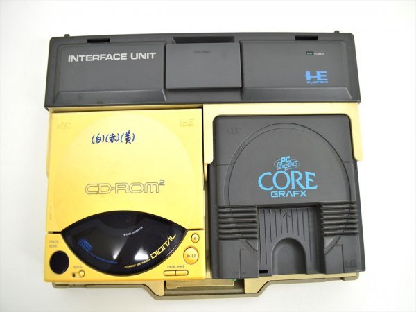 KM381○ジャンク品○NEC PCエンジン IFU-30A CoreGrafx PI-TG3・CD