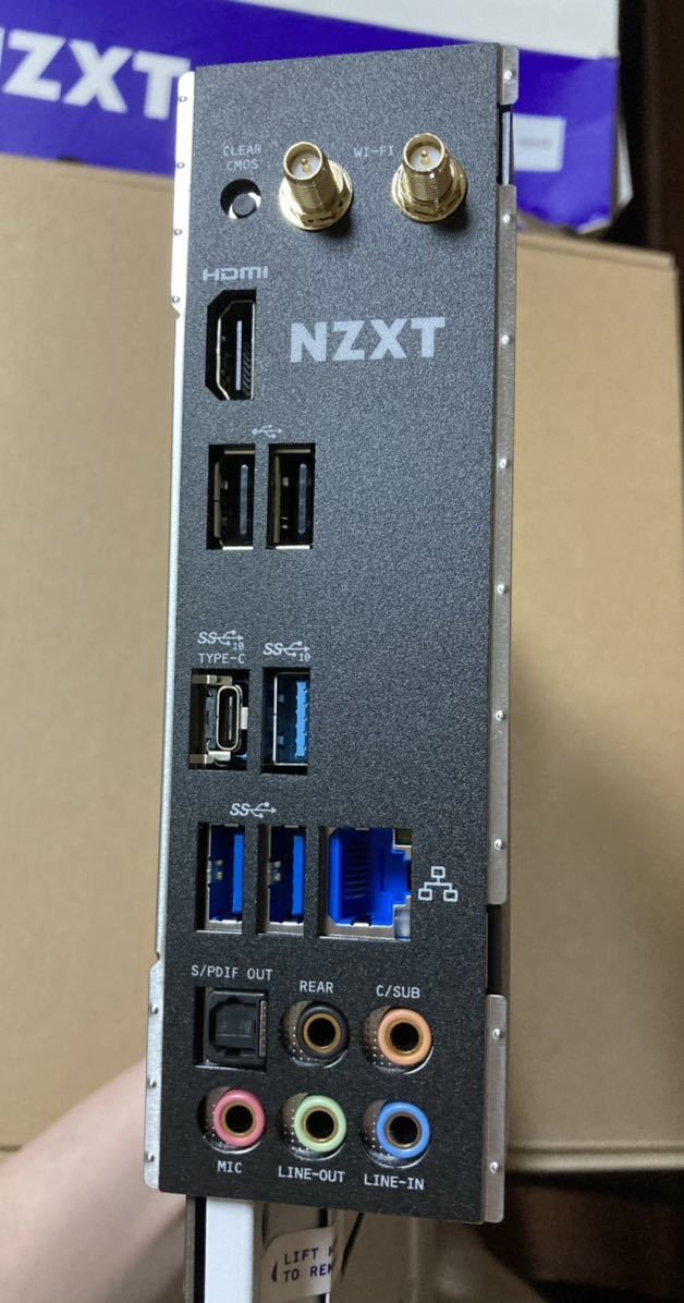 △【ジャンク】NZXT N7 Z490 ホワイト マザーボード ATX [Z490チップ
