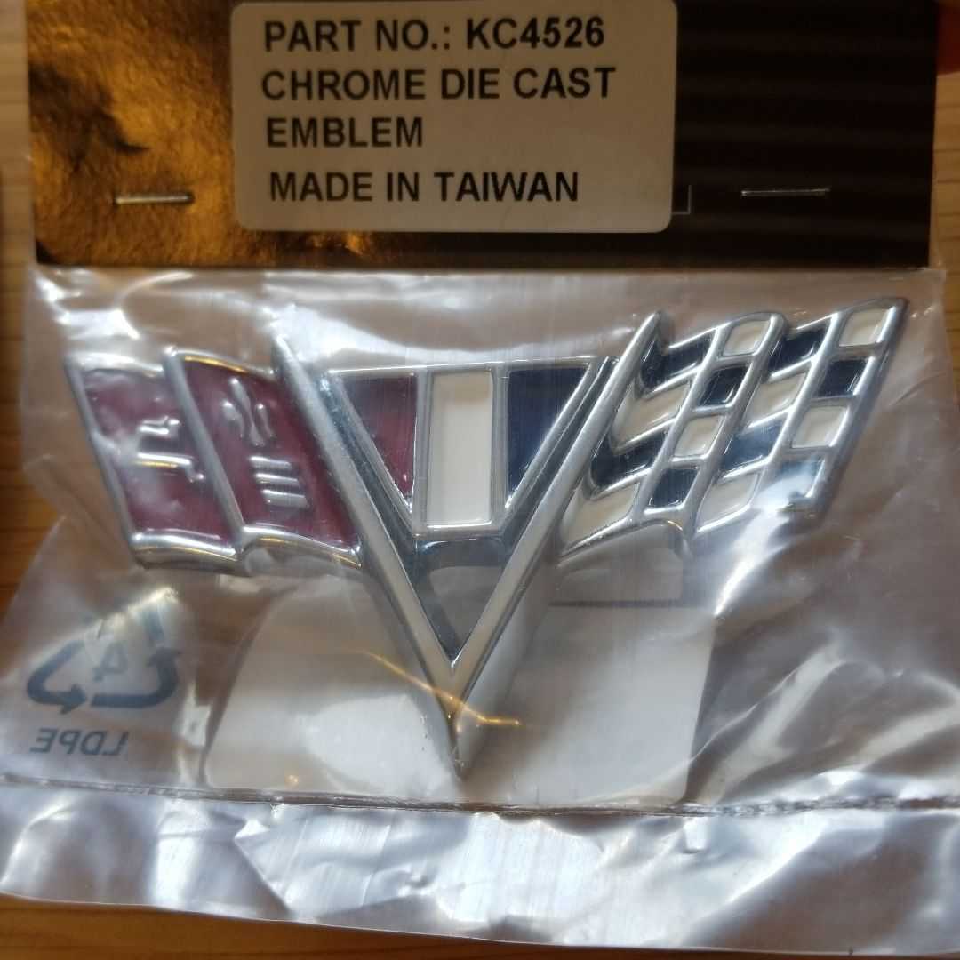 Chevrolet シボレー impala 64インパラ フェンダーエンブレムpair 新品 