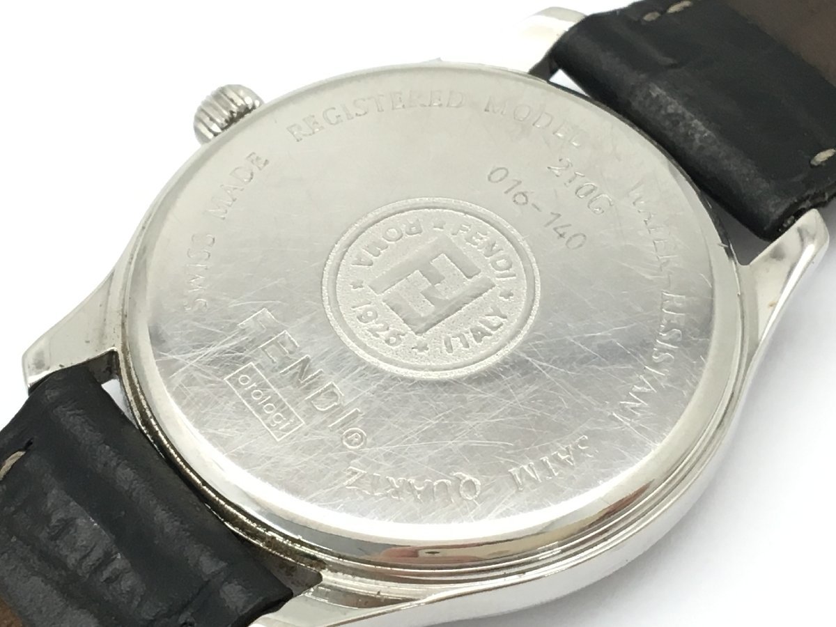 FENDI 210G クォーツ 腕時計 メンズ ジャンク 中古【sm0707437 