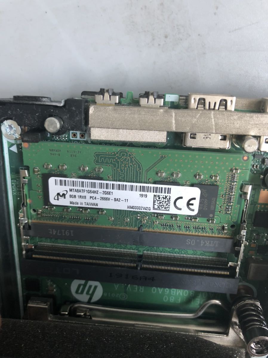 ジャンクな「HP ProDesk 400 G4 DM」を動作確認① - なかやんブログ