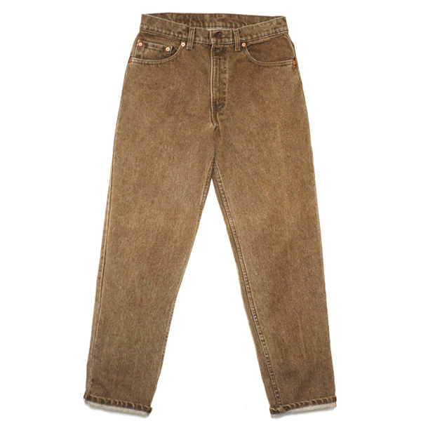希少 ブラウン&先染め! 92年 LEVI'S 550 USA製 ビンテージ 美品