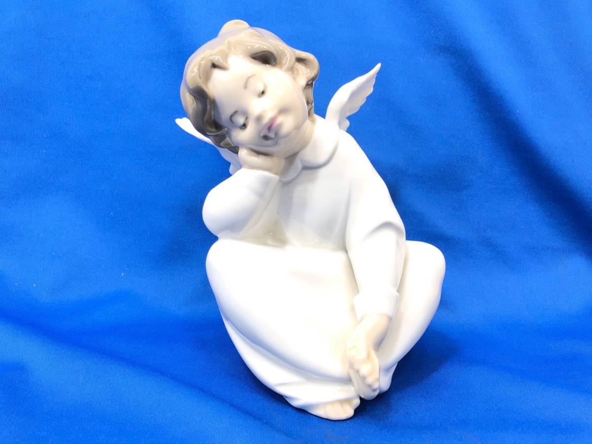 割引半額 7/263 【中古品】LLADRO リヤドロ 「天使の考えごと