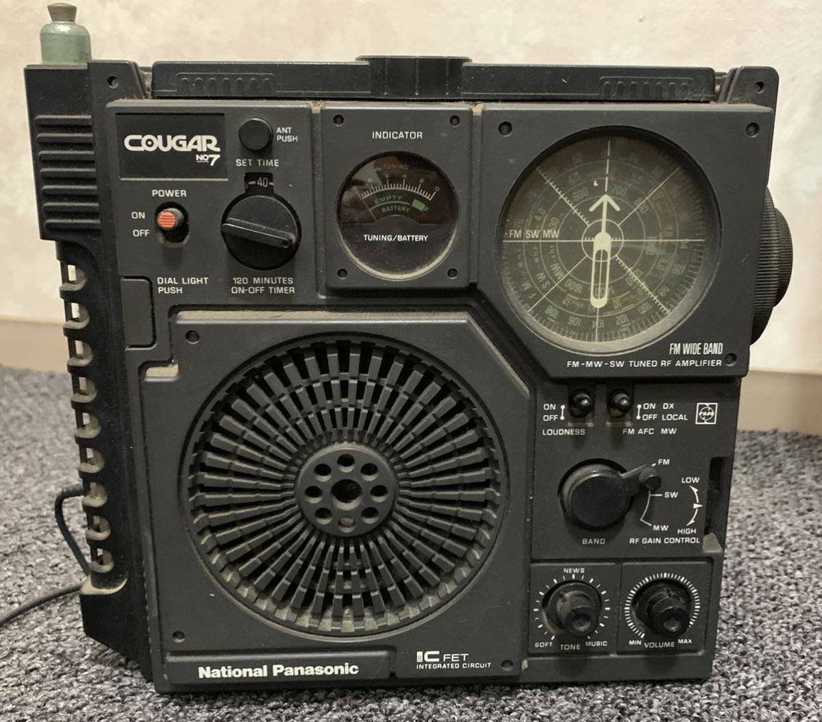 ナショナル クーガー 2200 RF-2200 BCLラジオ ジャンク 【公式通販】