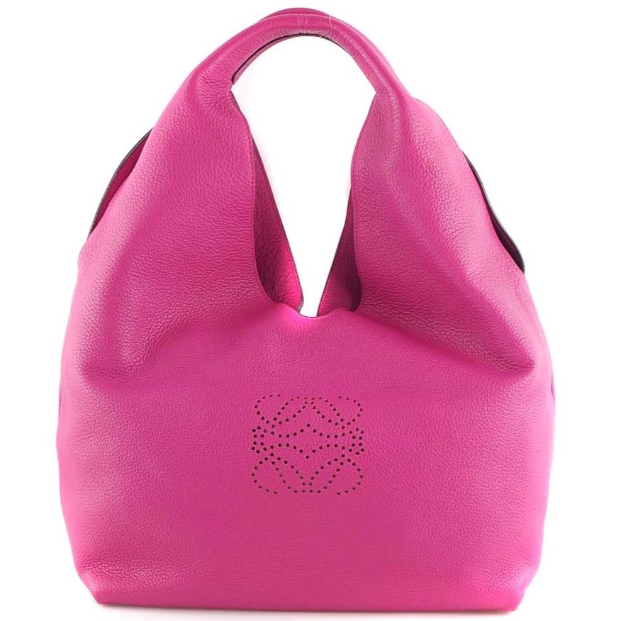 LOEWE ロエベ デュナス トートバッグ レザー ピンク レディース