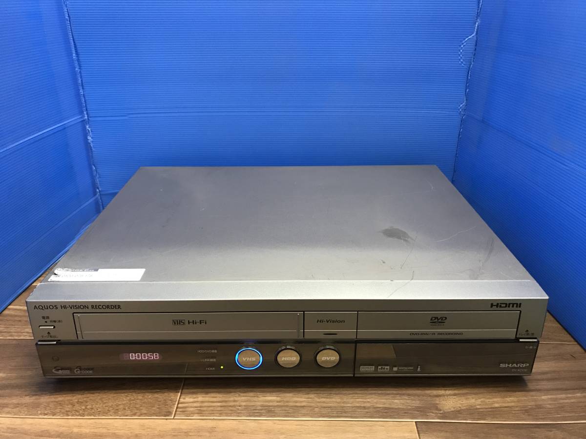 質TS】シャープ DVDレコーダー DV-ACV32 VHS DVD HDD 250GB 完動品