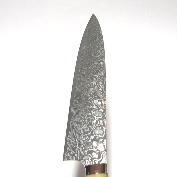 越前数馬作 粉末ハイス鋼ダマスカス 雷神 はやぶさ型 牛刀240mm