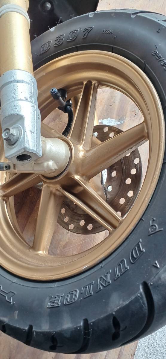 ライブディオZX 足周りセット 前後ホイール ステアリングステム