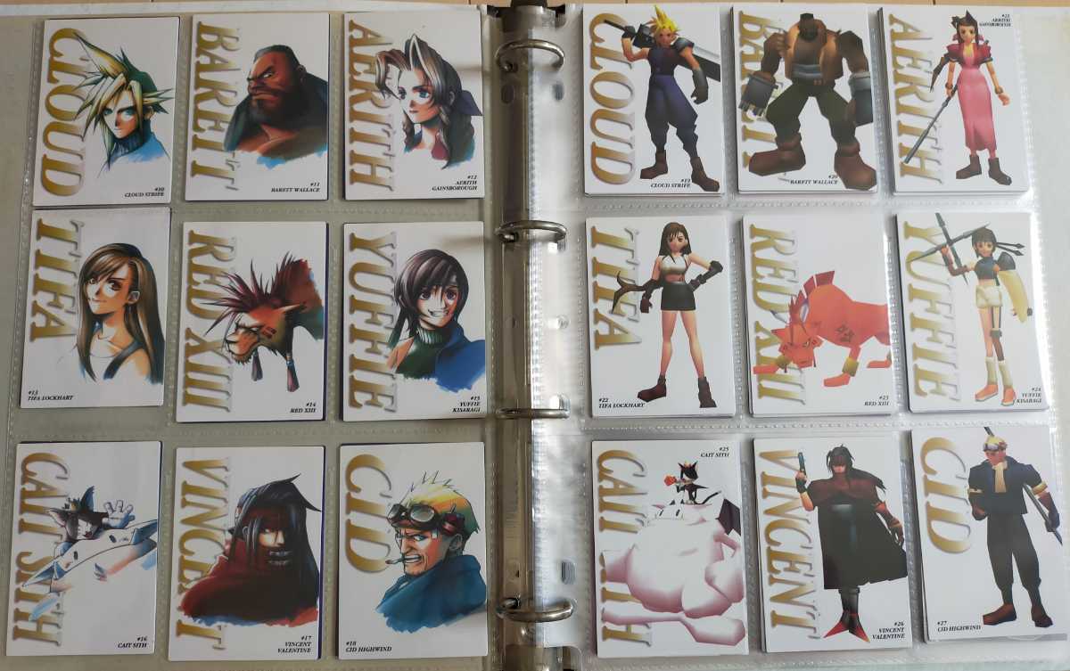 ファイナルファンタジーVII：カードダスマスターズコンプリートセット140種 ファイナルファンタジー7 カードマスターズ 140種類 コンプセット FF7
