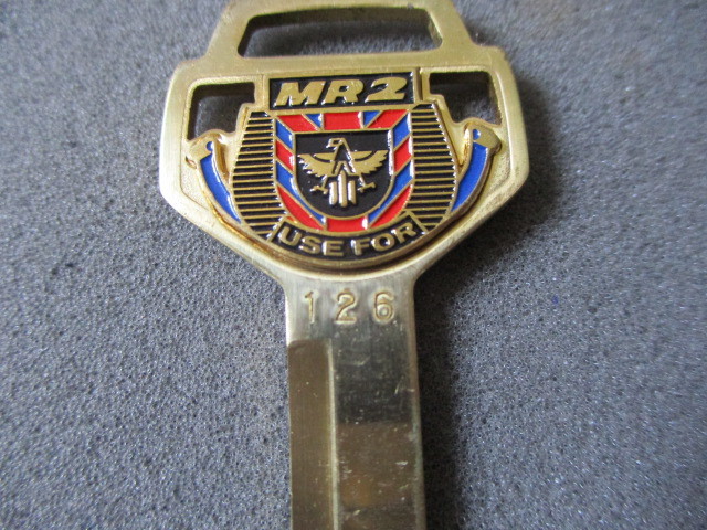 トヨタMR2・MR-2・SW20 当時物 126番 高級ファッション・スペア 