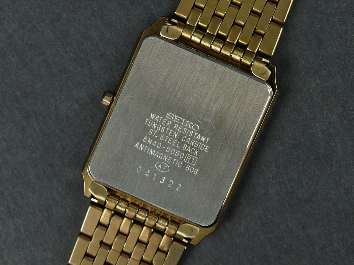 F0978☆美品 動作確認済 SEIKO セイコー ドルチェ 腕時計 クォーツ 2針 
