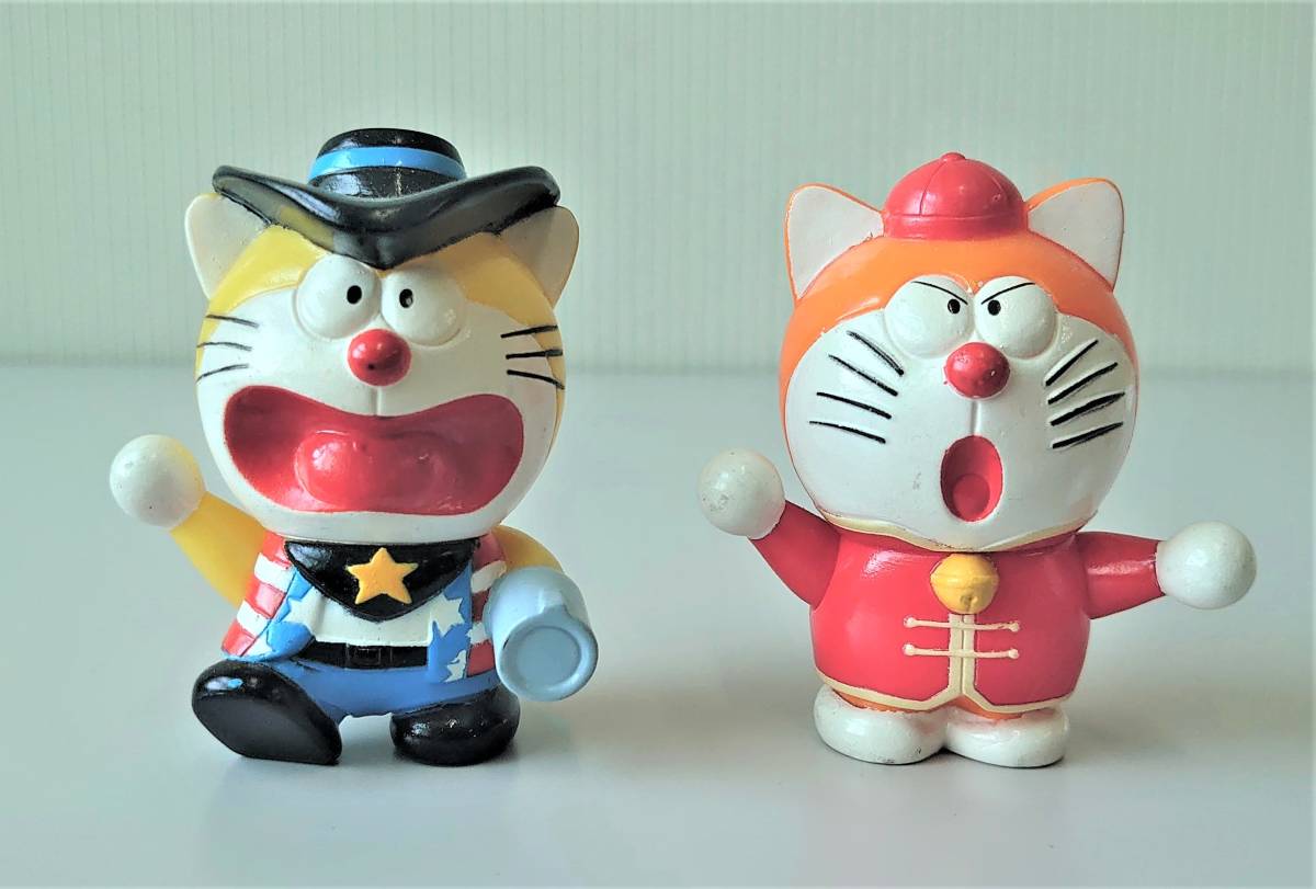 ザ・ドラえもんズ】キャラクター4体ソフビ☆USED☆バンダイ