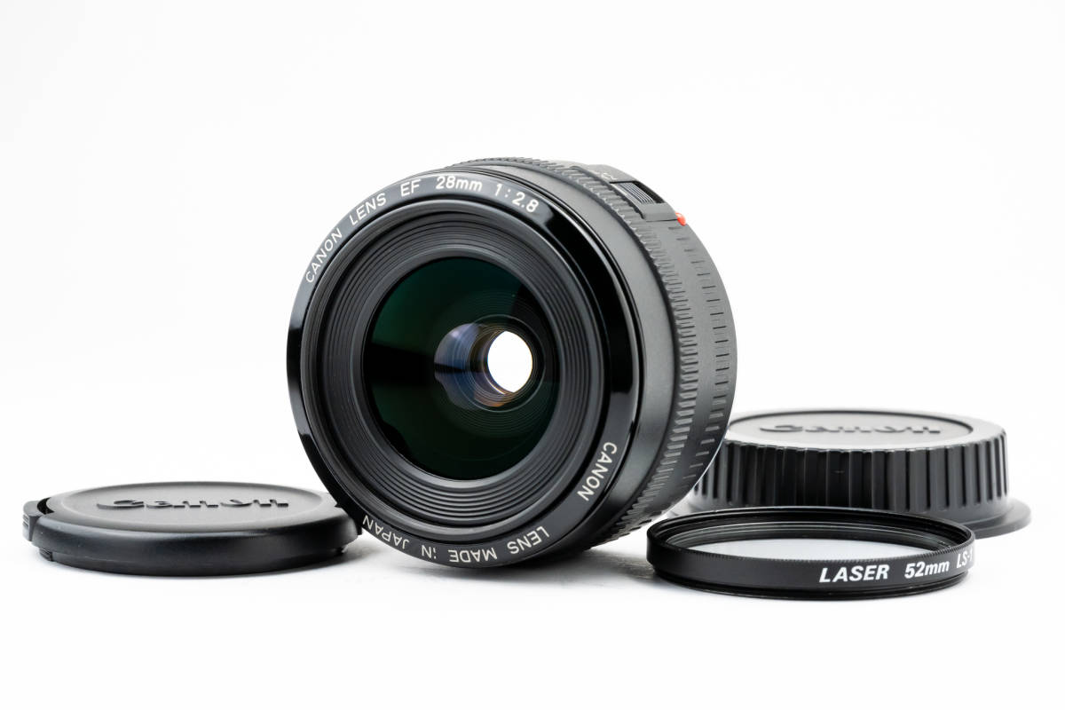 定番，100%新品 極上 Canon キヤノン EF 28mm F2.8 単焦点レンズ フルサイズ対応(キヤノン)｜売買されたオークション情報、yahooの商品情報をアーカイブ公開 - オークファン キヤノン