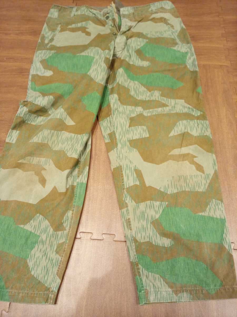ＷＷ2ドイツ軍スプリンター迷彩服とズボン（レプリカ) WWⅡ ドイツ軍 レプリカ スプリンター迷彩スモック サムズ - 多分