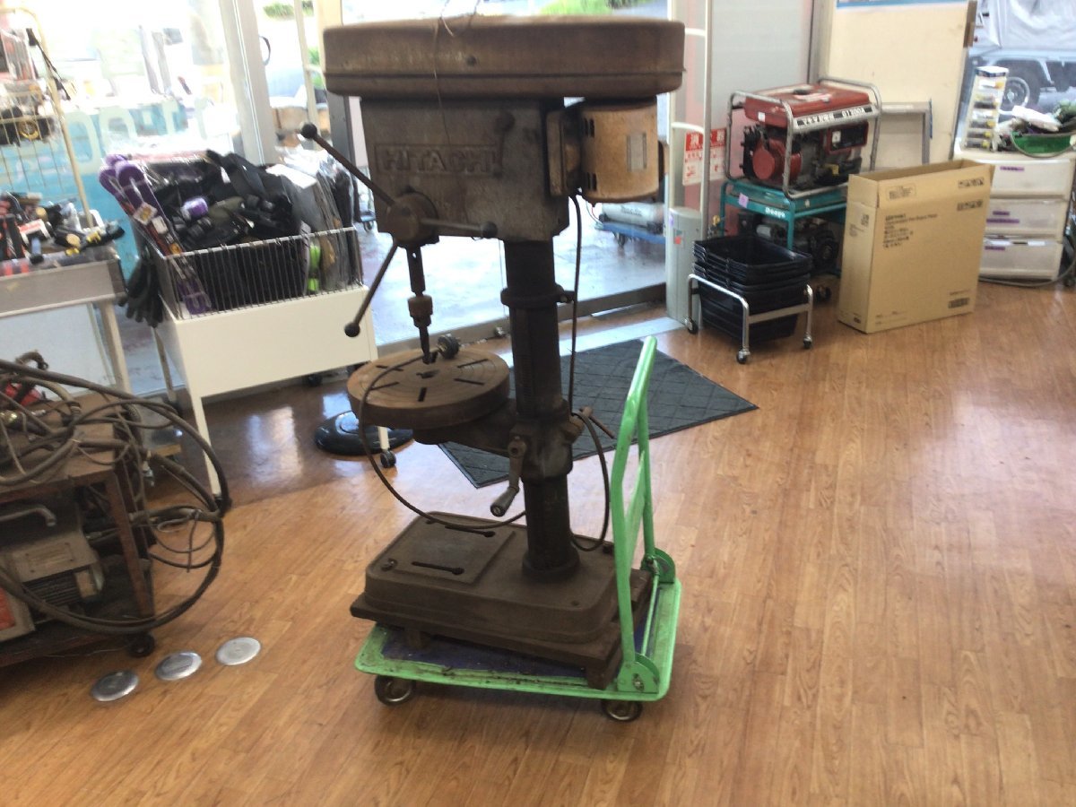 引取限定 中古品 ☆日立工機 200Vボール盤 MD-4300 金属加工 鉄工 