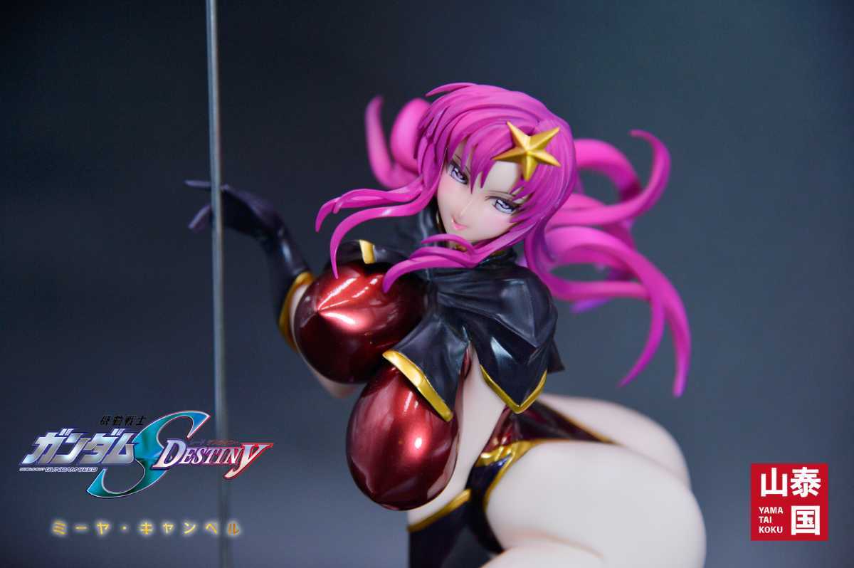 塗装・組立済ガレキ ガンダムSEED DESTINY ミーア・キャンベル 半身像
