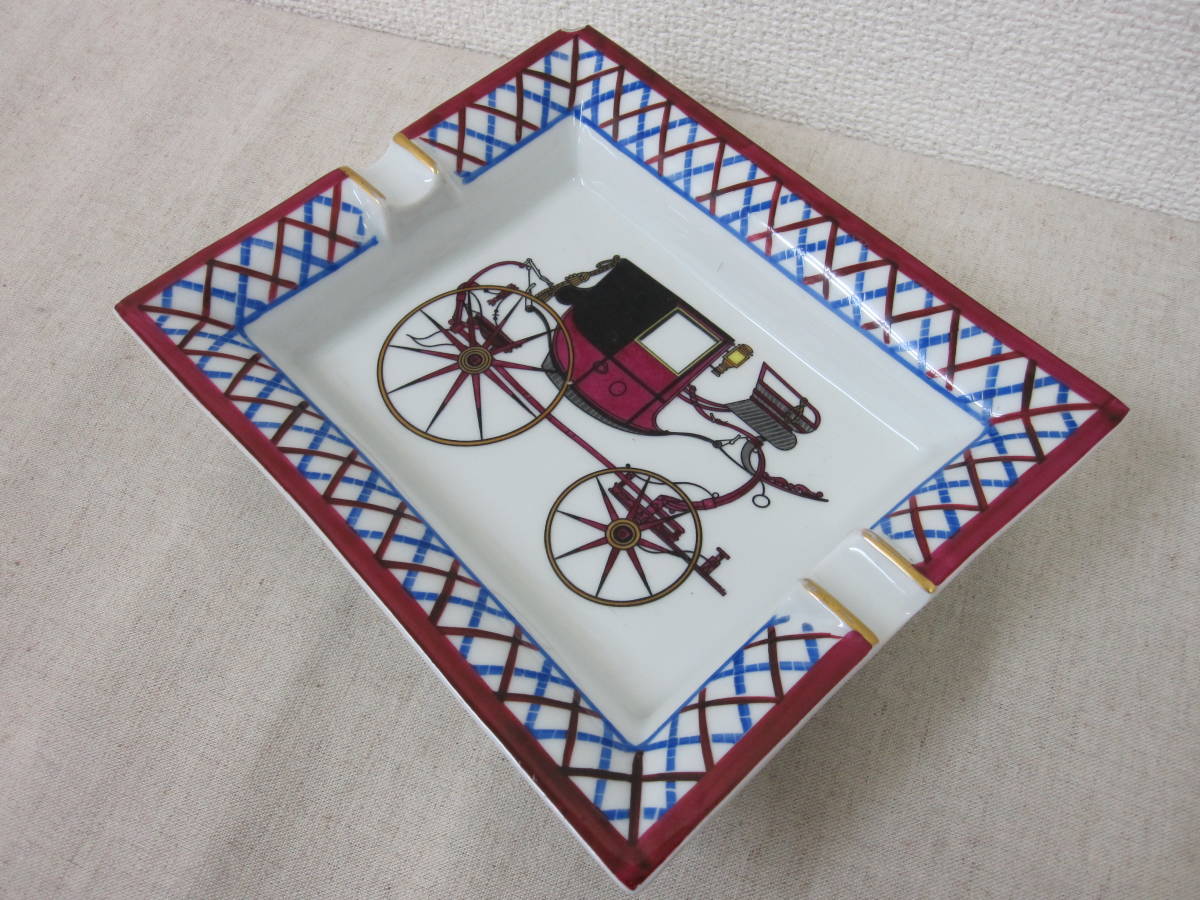 ◎エルメス 灰皿 アッシュトレイ 馬車 インテリア小物 Hermès 馬車
