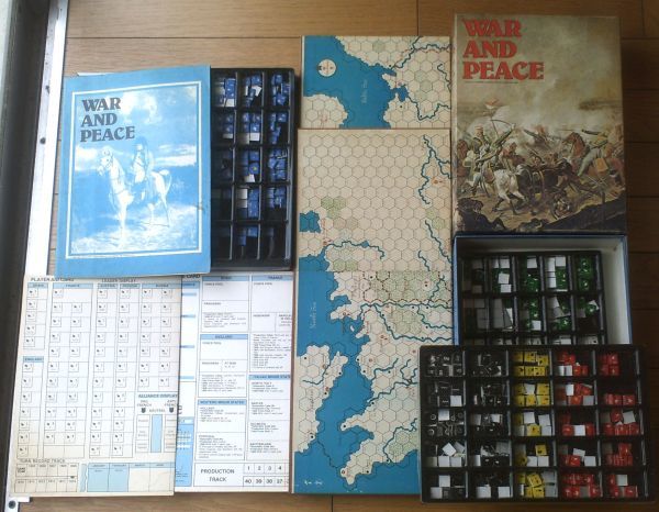  戦争と平和 ＷＡＲ ＡＮＤ ＰＥＡＣＥ ナポレオン戦争 ゲーム アヴァロン ヒル(ウォーゲーム)｜売買されたオークション情報、yahooの商品情報をアーカイブ公開 - オークファン ウォーゲーム