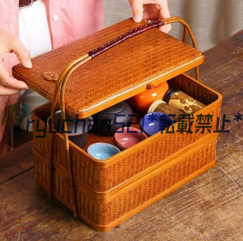 竹製 飯盒☆職人手作 茶器 收納 漆器 手作 茶 強くお勧め