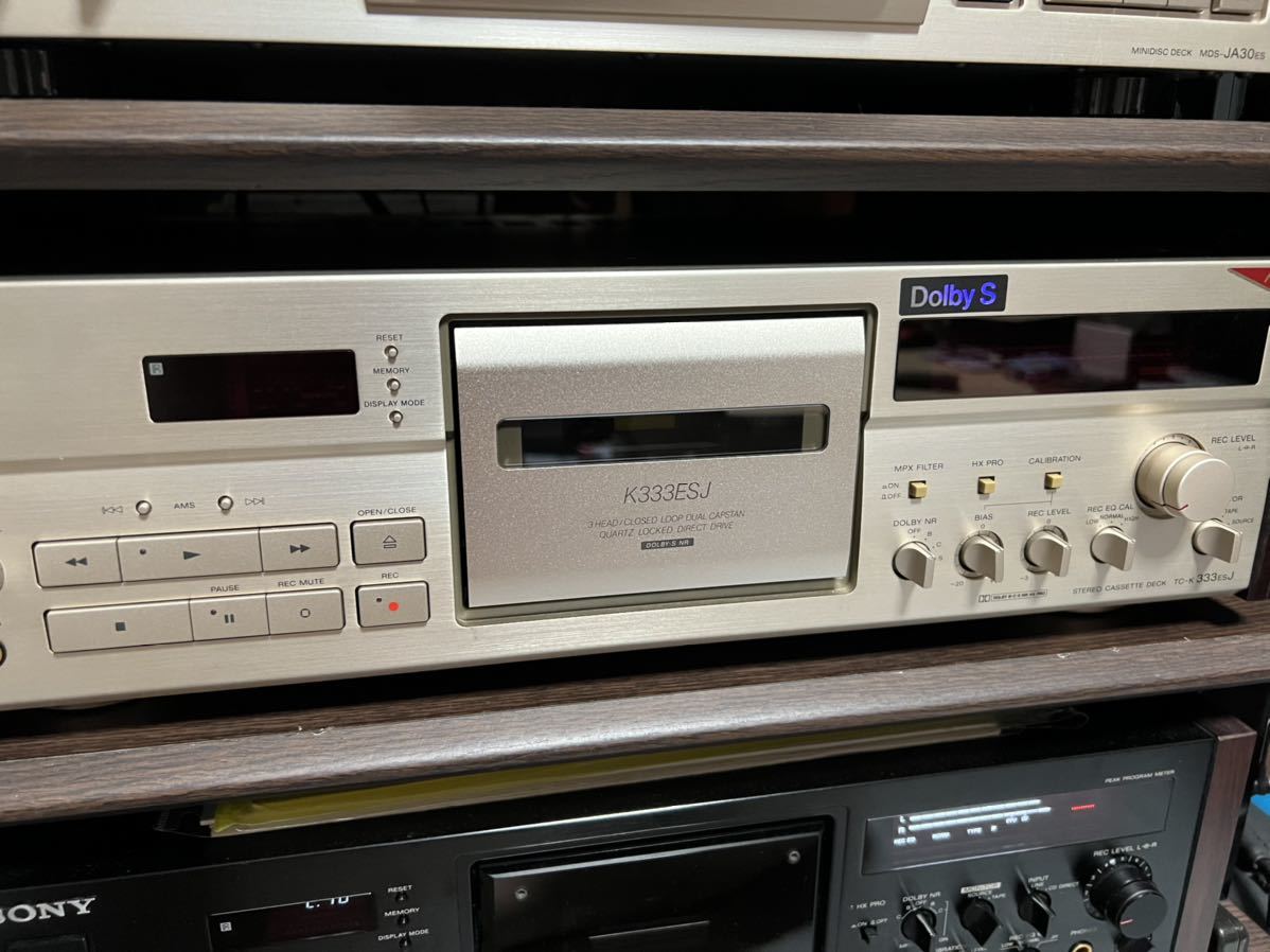 SONY ソニー TC-K333ESJ カセットデッキ【ジャンク品】 SONY カセット