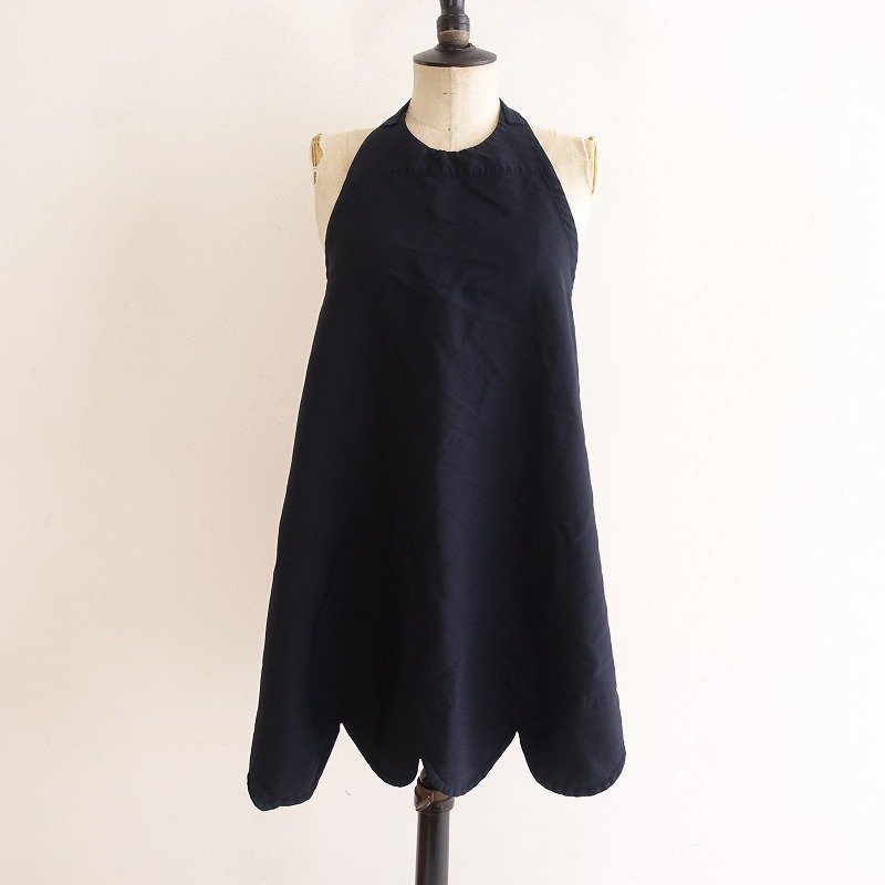□コムデギャルソン COMME des GARCONS *エプロン*S濃紺0722【71G22
