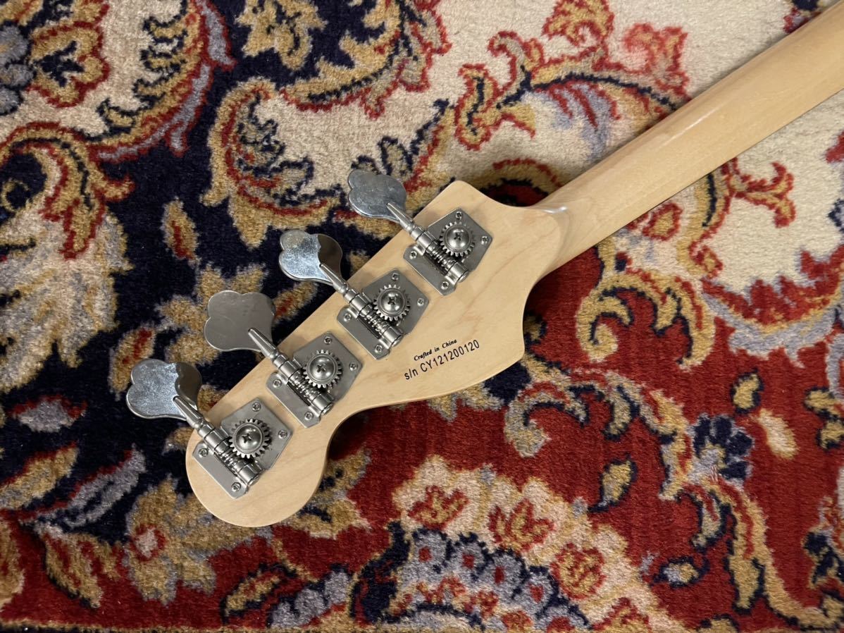 美品 2012年製 Squier by Fender Affinity Jazz Bass スクワイヤー 