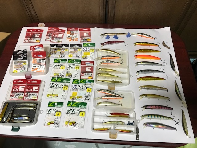 HOT，お買い得 ラッキークラフトSP130 対川場FPイトウ ドナルドソン用 BLフック各社 品多数(ラッキークラフト)｜売買されたオークション情報、yahooの商品情報をアーカイブ公開 - オークファン 淡水