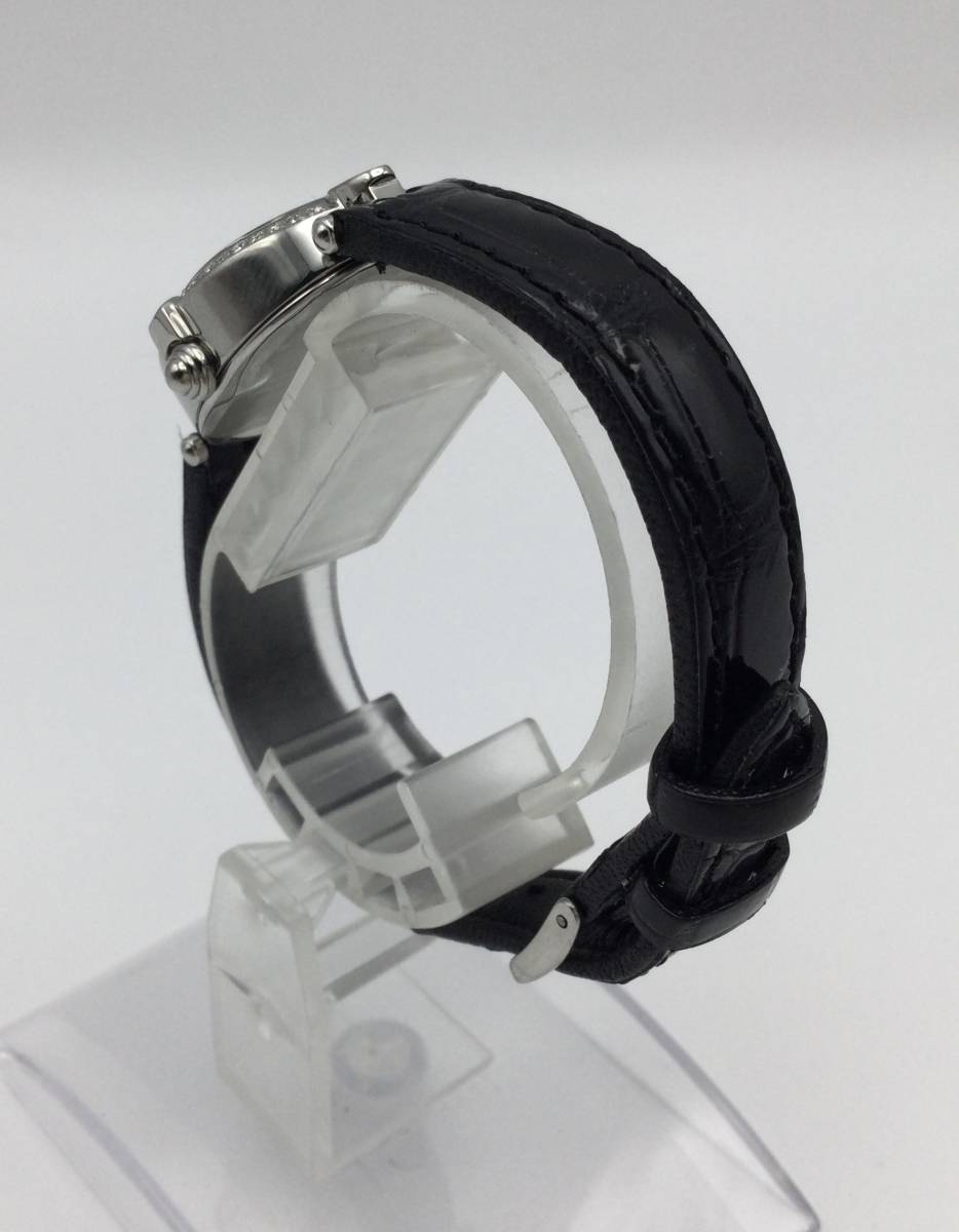 【稼働】Lunage ルナージュ AD-030 ダイヤ シェル文字盤 腕時計 JJ35#〈QZ/稼働〉Lunage/ルナージュ ダイヤモンド 0.50ct青系統 シェル