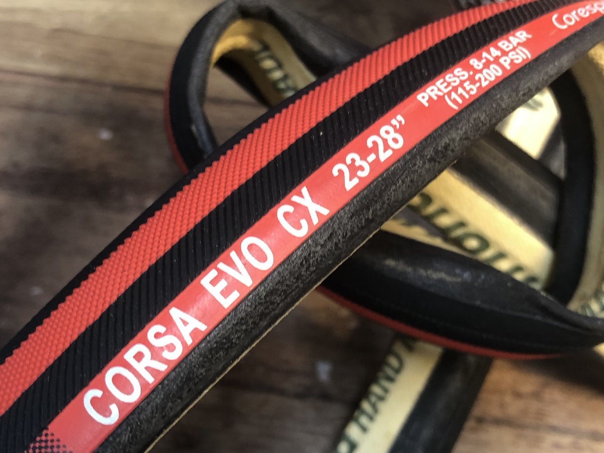 FX920 ヴィットリア VITTORIA corsa evo cx チューブラータイヤ 23mm