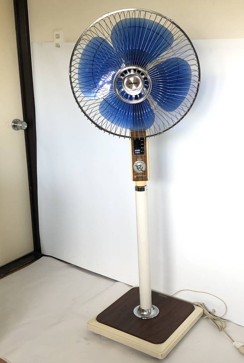 ト福】Toshiba 東芝 扇風機 D-40SA 元箱付き 動作品 羽根径40cm ハンディ
