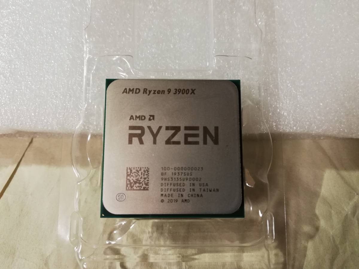 3900X AMD 0 Ryzen CPU Ryzen9 CPUクーラーは未使用品 開始価格を変更
