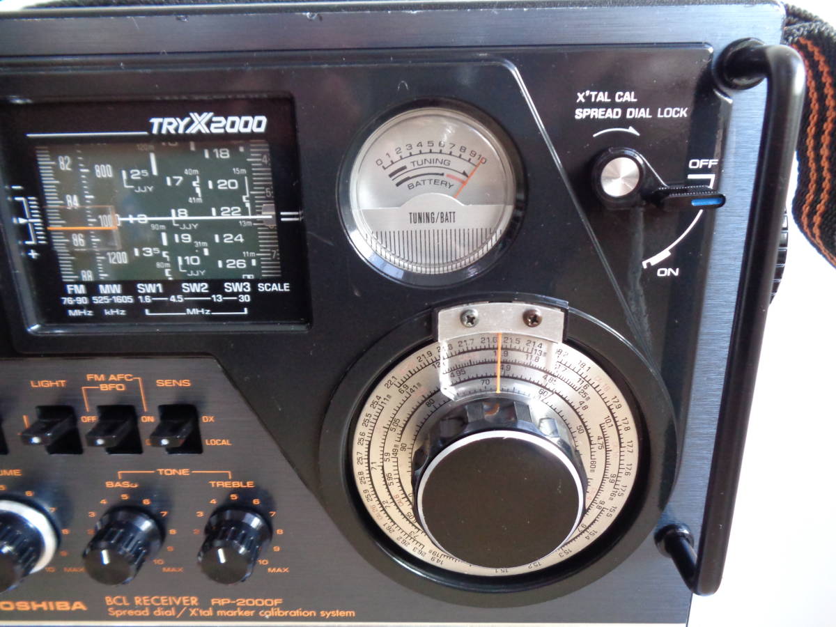 TOSHIBA 東芝 RP-2000F 昭和 BCLラジオTRY-X2000 公式通販 TOSHIBA