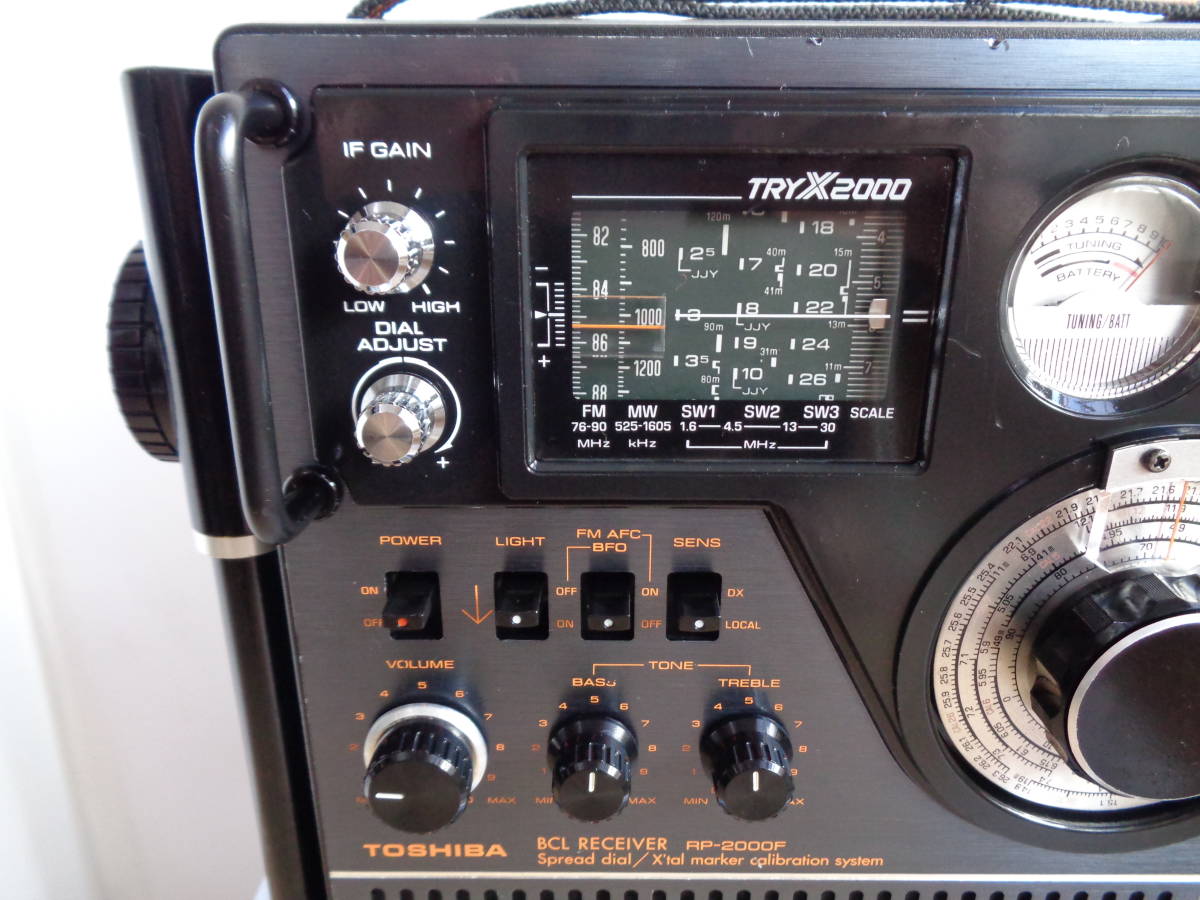 TOSHIBA 東芝 RP-2000F BCLラジオ TRY-X2000 TRYX2000 BCL 5バンド